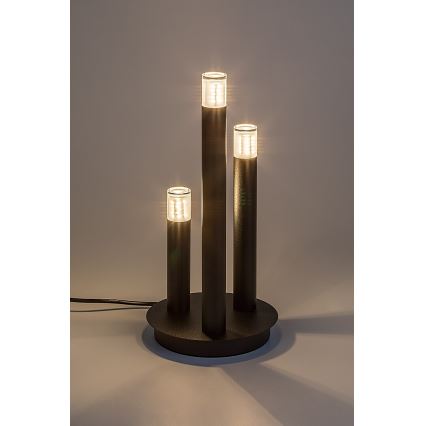 Rabalux - Pöytävalaisin 3xG9/5W/230V musta