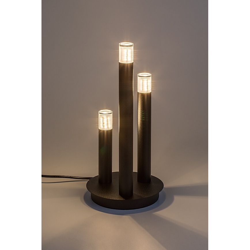 Rabalux - Pöytävalaisin 3xG9/5W/230V musta