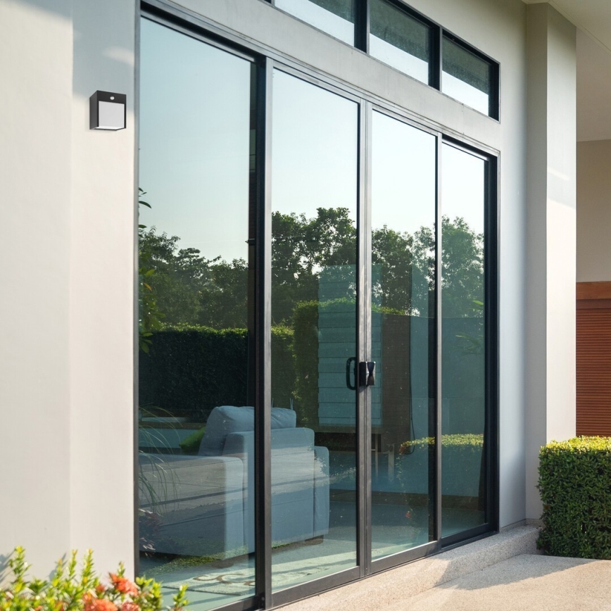 Rabalux - LED Ulkoseinävalo sensorilla LED/12W/230V musta IP44