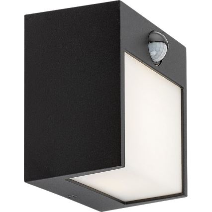 Rabalux - LED Ulkoseinävalo sensorilla LED/12W/230V musta IP44