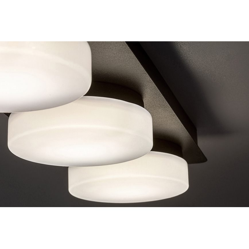 Rabalux - LED Kattovalaisin Kylpyhuoneeseen 3xLED/6W/230V IP44 Musta