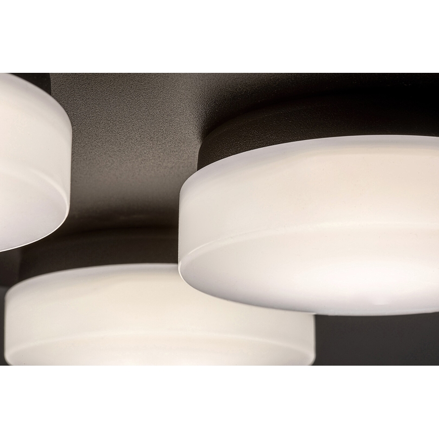 Rabalux - LED Kattovalaisin Kylpyhuoneeseen 4xLED/5,2W/230V IP44 musta