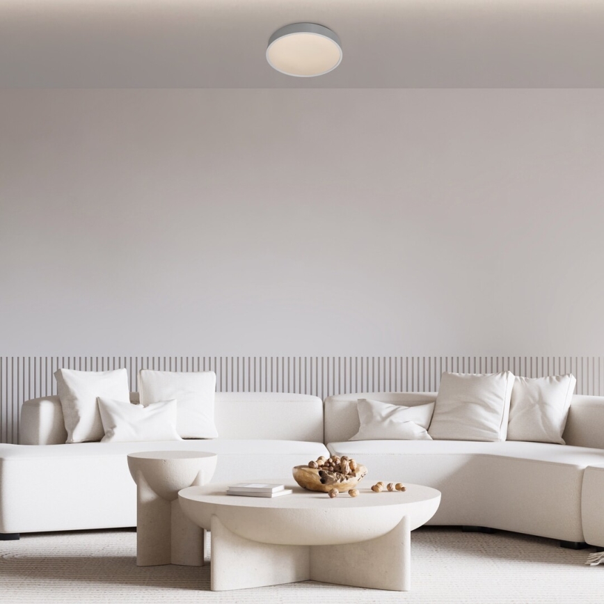 Rabalux - LED-kattovalaisin LED/18W/230V IP44 4000K hopea Ø 28 cm