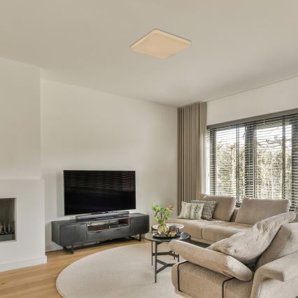 Rabalux - LED-kattoon asennettava valaisin liiketunnistimella LED/12W/230V 4000K 28x28 cm