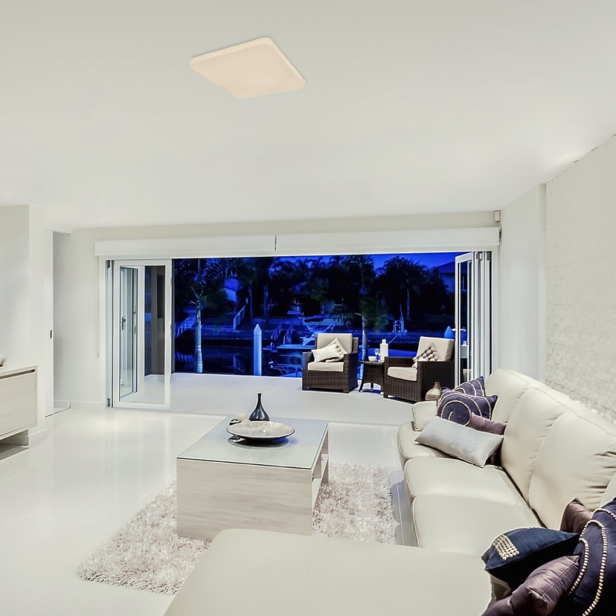 Rabalux - LED-kattovalaisin liiketunnistimella LED/20W/230V 4000K 32x32 cm