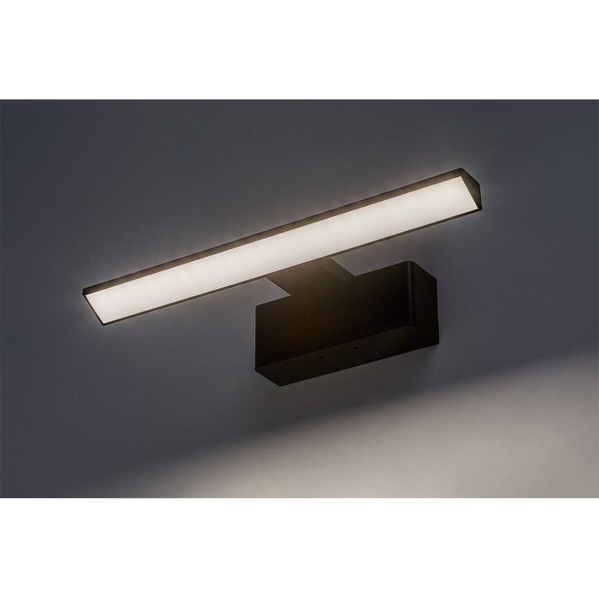 Rabalux - LED-peilivalaisin kylpyhuoneeseen LED/6W/230V IP44 30 cm musta