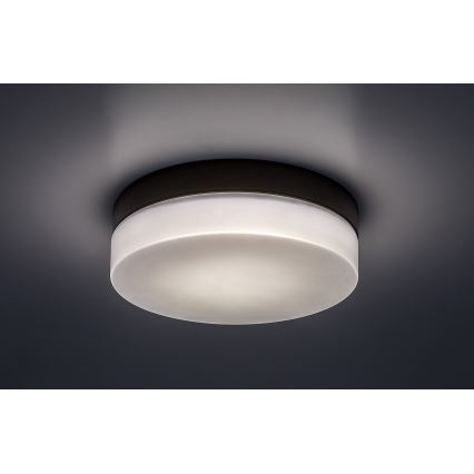 Rabalux - LED-kattovalaisin kylpyhuoneeseen LED/18W/230V IP44 4000K halkaisija 28 cm musta