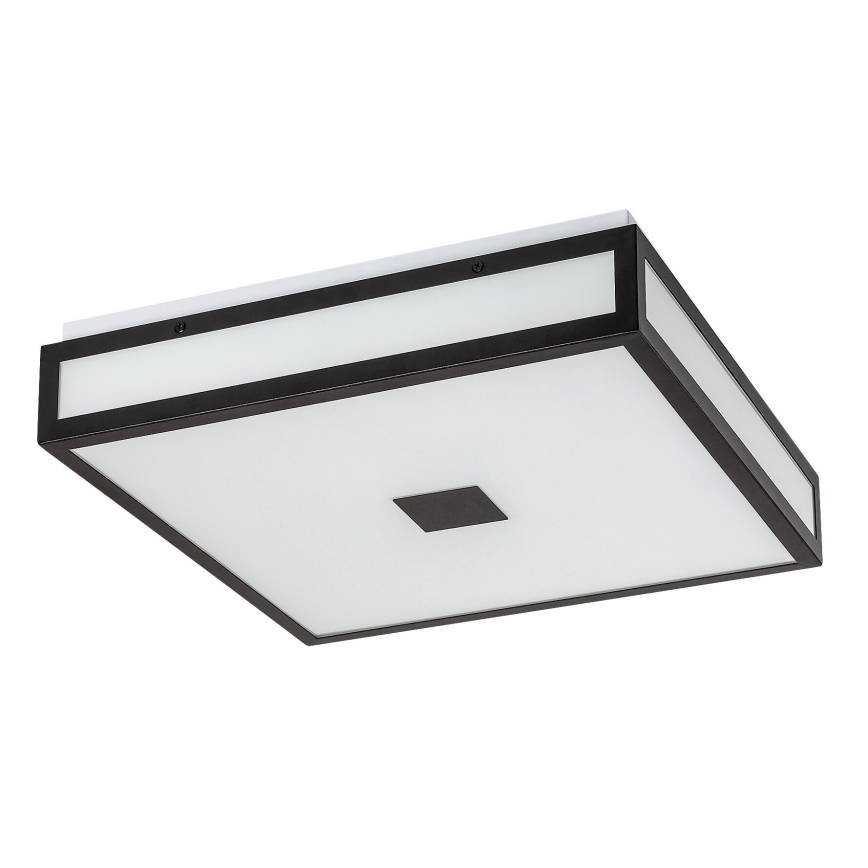 Rabalux - Kylpyhuoneen LED-kattovalaisin LED/18W/230V IP44 musta 30x30 cm