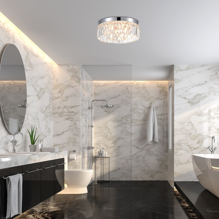 Rabalux - Kylpyhuoneen kattovalaisin 6xG9/28W/230V IP44 Ø 35 cm