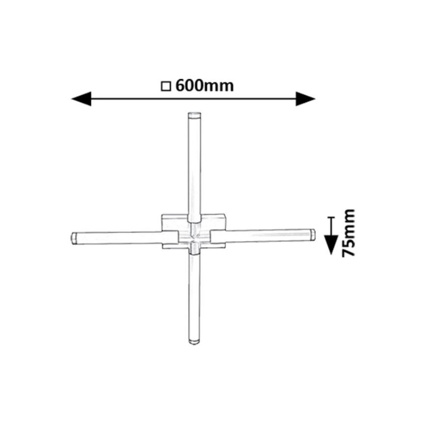 Rabalux - LED-seinävalaisin kylpyhuoneeseen LED/16W/230V 4000K IP44