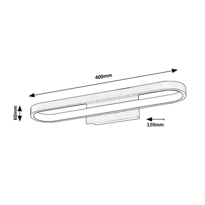 Rabalux - LED peilivalaisin kylpyhuoneeseen LED/15W/230V IP44 40 cm