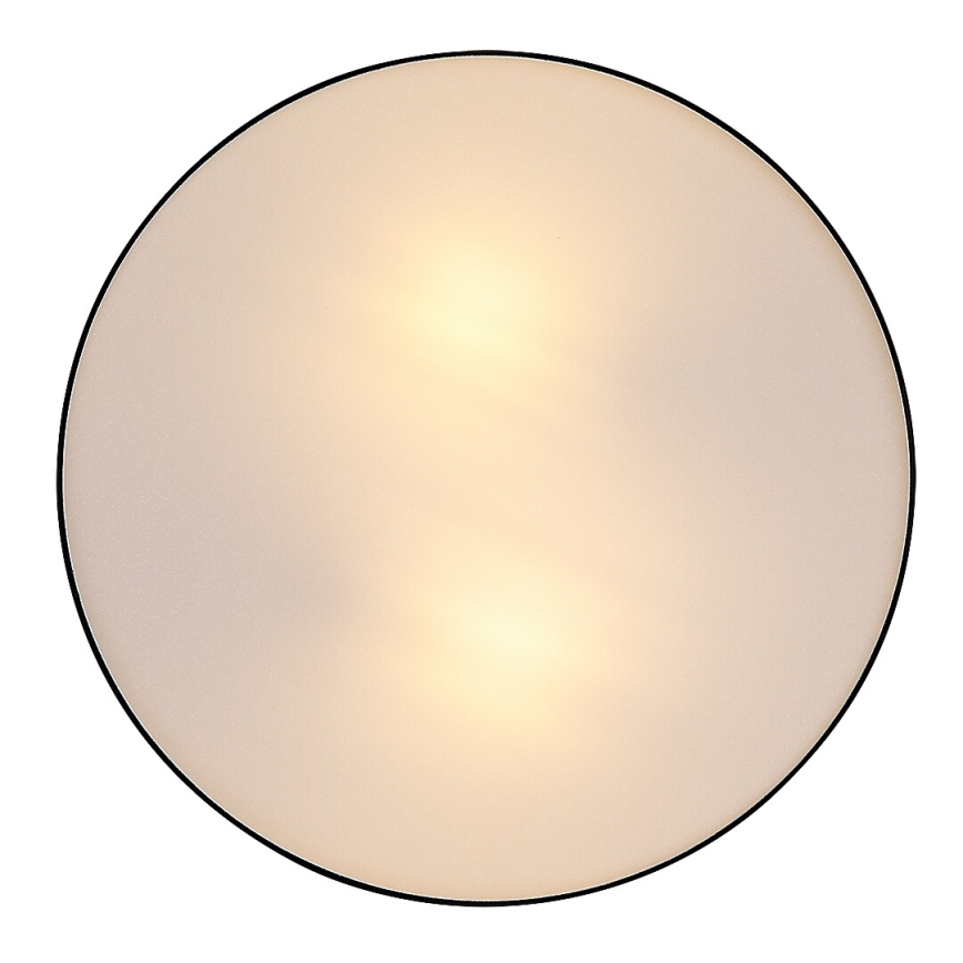 Rabalux - Ulkokäyttöön tarkoitettu kattovalaisin 2xE27/9W/230V, halkaisija 29 cm, IP43, musta