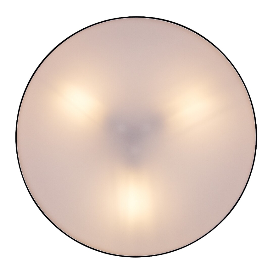 Rabalux - Ulkokäyttöön tarkoitettu kattovalaisin 3xE27/9W/230V Ø 39 cm IP43 musta