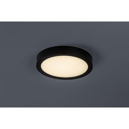 Rabalux - LED-kylpyhuoneen kattovalaisin LED/24W/230V halkaisija 22 cm IP44 musta