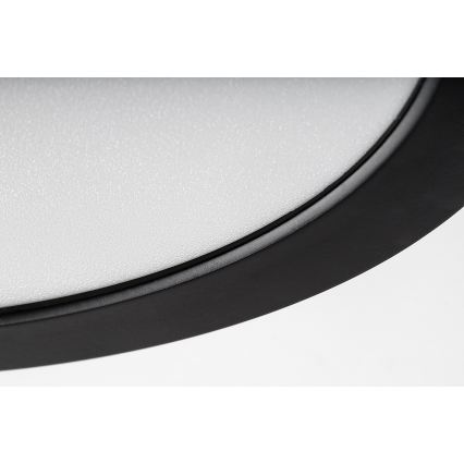 Rabalux - LED-kylpyhuoneen kattovalaisin LED/24W/230V halkaisija 22 cm IP44 musta