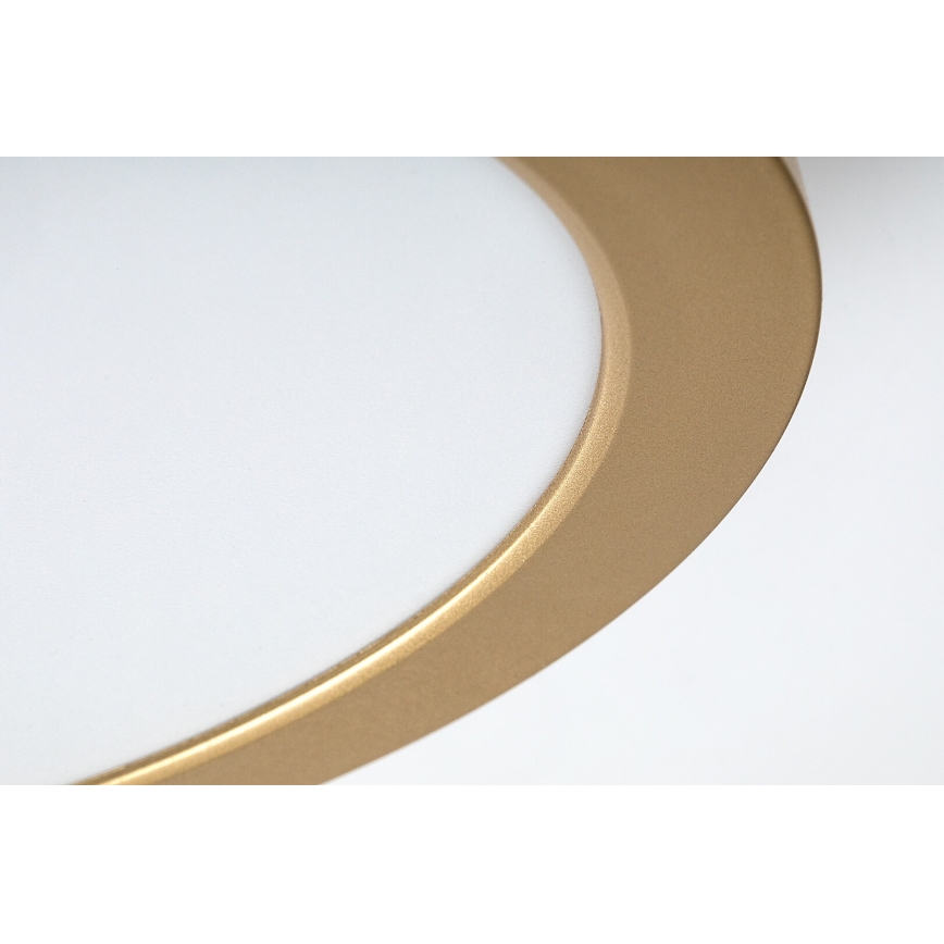 Rabalux - LED kylpyhuoneen kattovalaisin LED/24W/230V halkaisija 22 cm IP44 kultainen