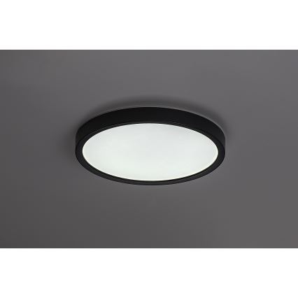 Rabalux - Kylpyhuoneen LED-kattovalaisin LED/18W/230V 3000/4000/6000K halkaisija 29 cm IP44 musta