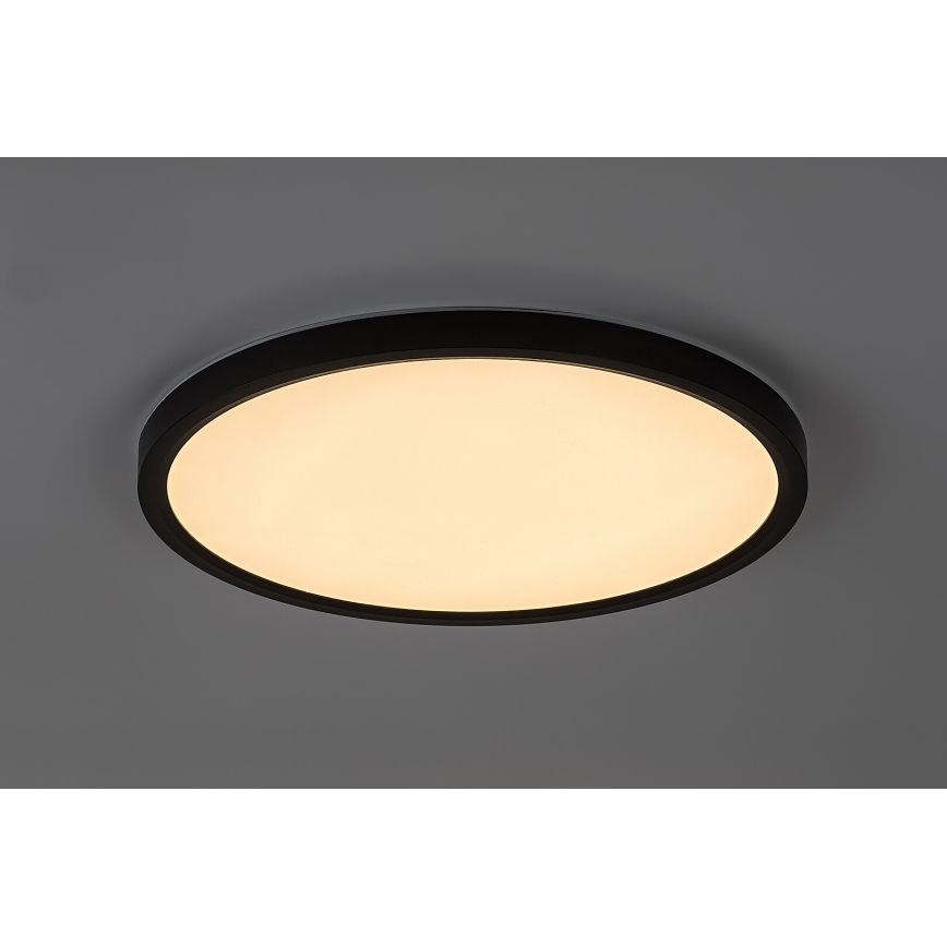 Rabalux - LED-kylpyhuoneen kattovalaisin LED/24W/230V 3000/4000/6000K halkaisija 40 cm IP44 musta
