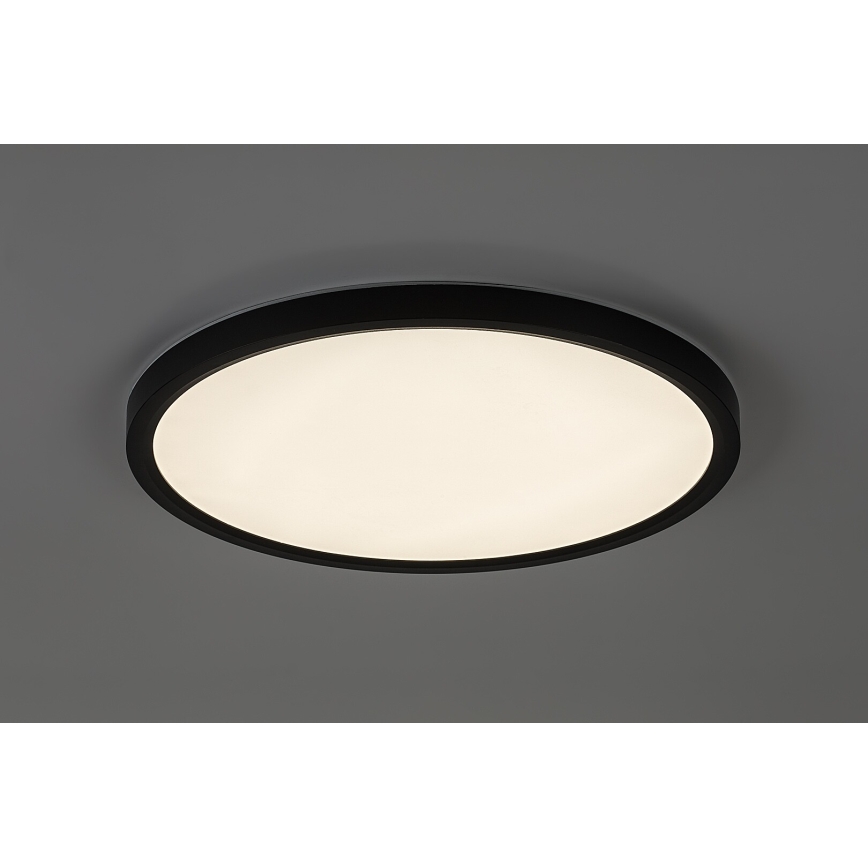 Rabalux - LED-kylpyhuoneen kattovalaisin LED/24W/230V 3000/4000/6000K halkaisija 40 cm IP44 musta