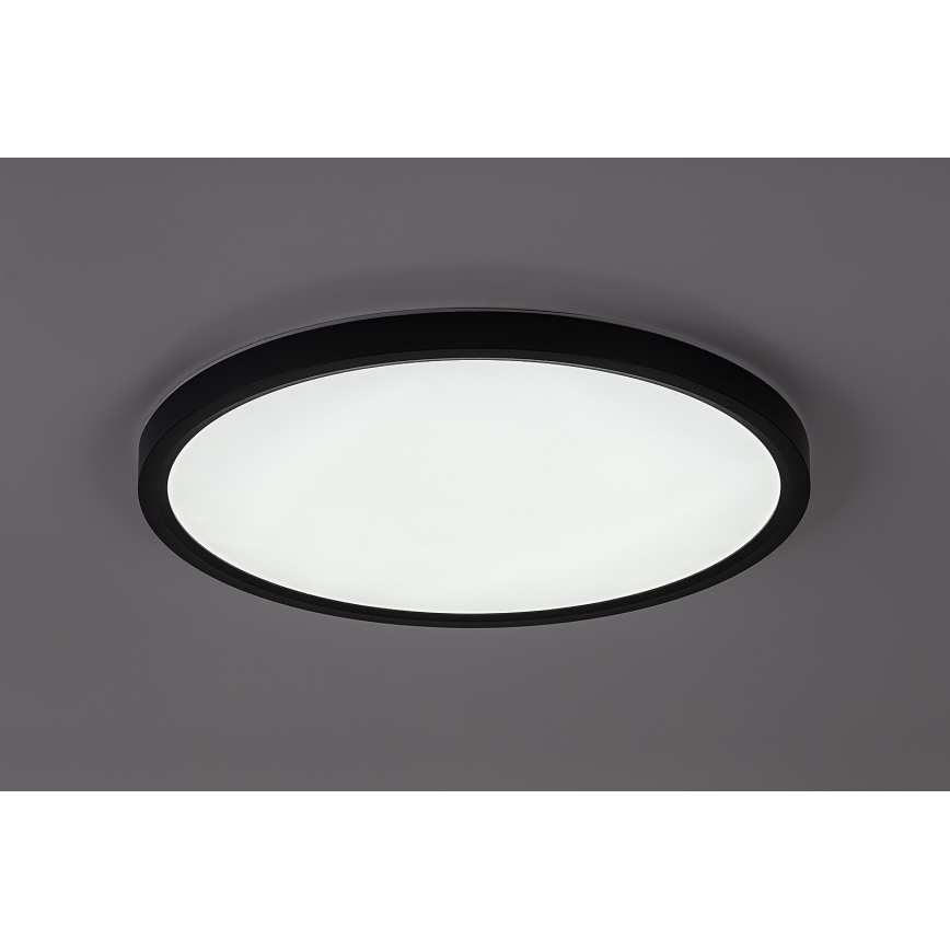 Rabalux - LED-kylpyhuoneen kattovalaisin LED/24W/230V 3000/4000/6000K halkaisija 40 cm IP44 musta