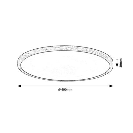 Rabalux - LED-kylpyhuoneen kattovalaisin LED/24W/230V 3000/4000/6000K Ø 40 cm IP44 beige