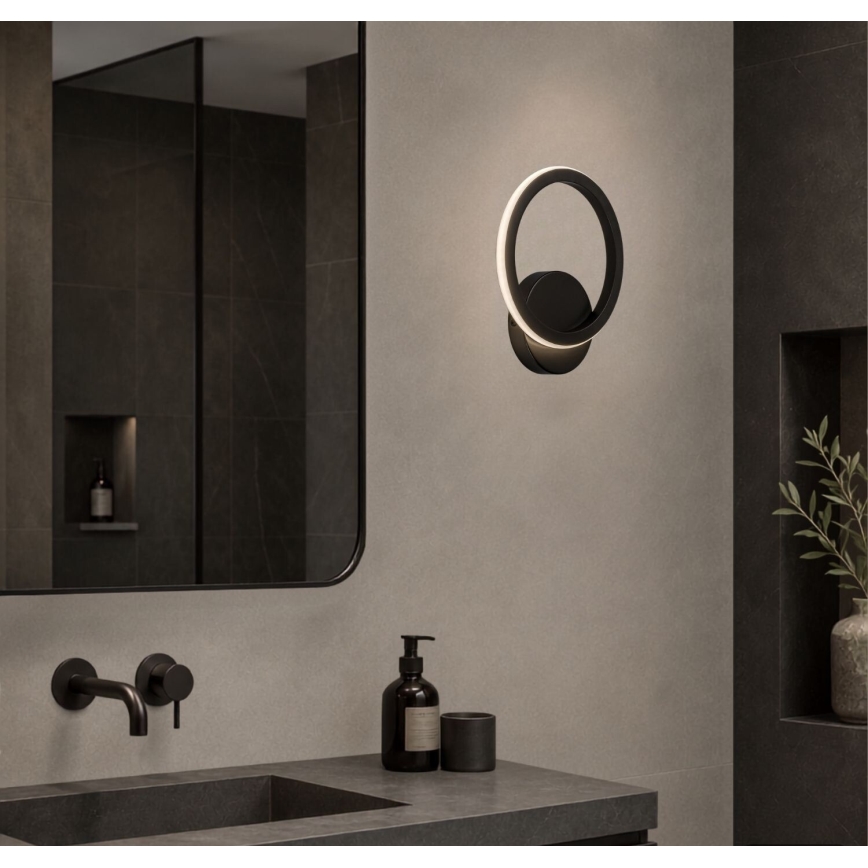 Rabalux - Kylpyhuoneen LED-seinävalaisin LED/8W/230V IP44 antrasiitti