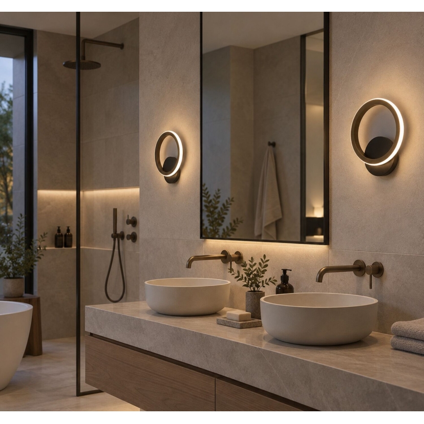 Rabalux - LED-kylpyhuoneen seinävalaisin LED/8W/230V IP44 kultainen