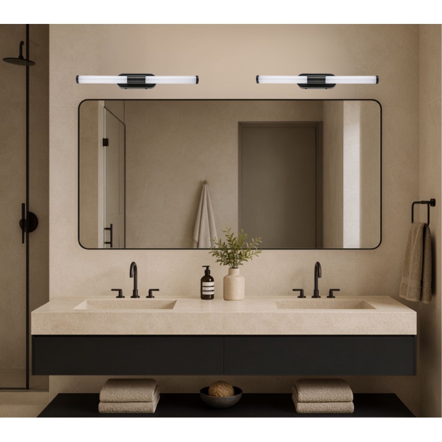 Rabalux - LED Kylpyhuoneen peilivalaisin LED/6W/230V IP44 40 cm musta