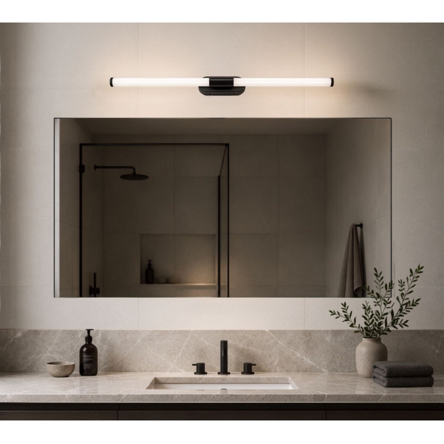 Rabalux - LED-peilivalaisin kylpyhuoneeseen LED/8W/230V IP44 60 cm musta