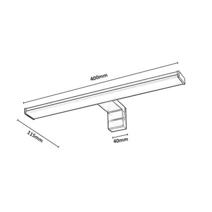 Rabalux - LED Kylpyhuoneen peilivalaisin LED/8W/230V IP44 40 cm