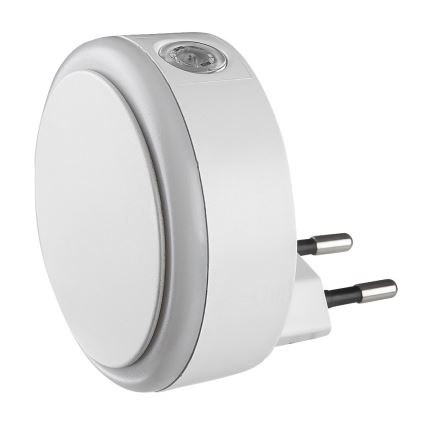 Rabalux - LED Pistorasia yövalo hämärätunnistimella LED/0,3W/230V 3000K
