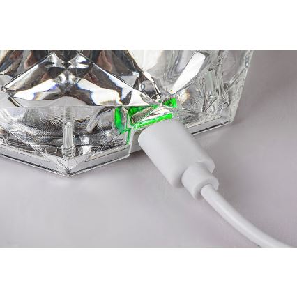 Rabalux 76015 - LED RGB Himmennettävä ladattava pöytälamppu SIGGY LED/1,5W/3,7V 800 mAh