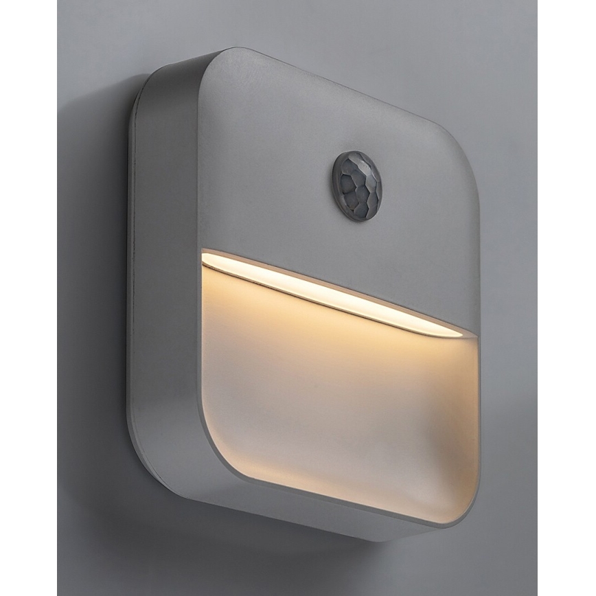 Rabalux - LED Night rechargeable kevyt anturilla LED/0,15W/3,7V 3000K 300 mAh