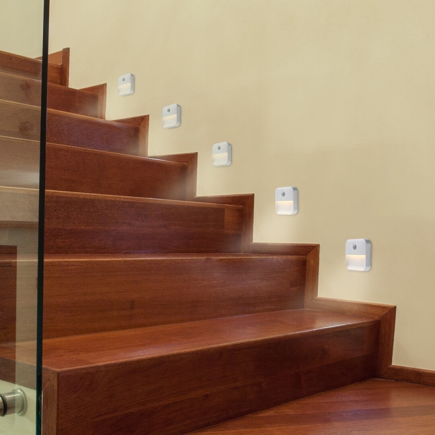 Rabalux - LED Night rechargeable kevyt anturilla LED/0,15W/3,7V 3000K 300 mAh