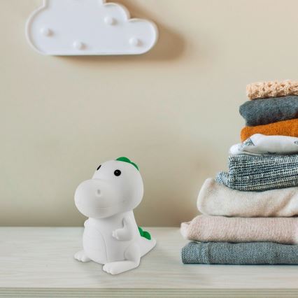 Rabalux - LED RGB Himmennettävä kosketus rechargeable children's pieni lamppu LED/0,45W/5V