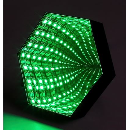 Rabalux - LED RGB himmennettävä pöytävalaisin LED/1W/5V/3xAA + kaukosäädin