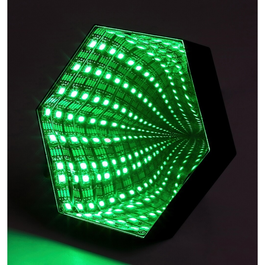 Rabalux - LED RGB himmennettävä pöytävalaisin LED/1W/5V/3xAA + kaukosäädin