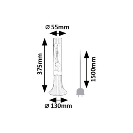 Rabalux - LED Laavalamppu LED/25W/230V