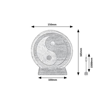 Rabalux - Suolalamppu 1xE14/15W/230V