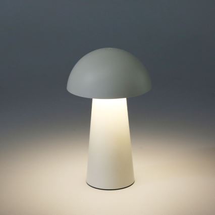 Rabalux - himmennettävä kosketusohjattu ladattava ulkovalaisin LED-lamppu 1,5 W / 5 V, IP44, 1200 mAh, USB, valkoinen