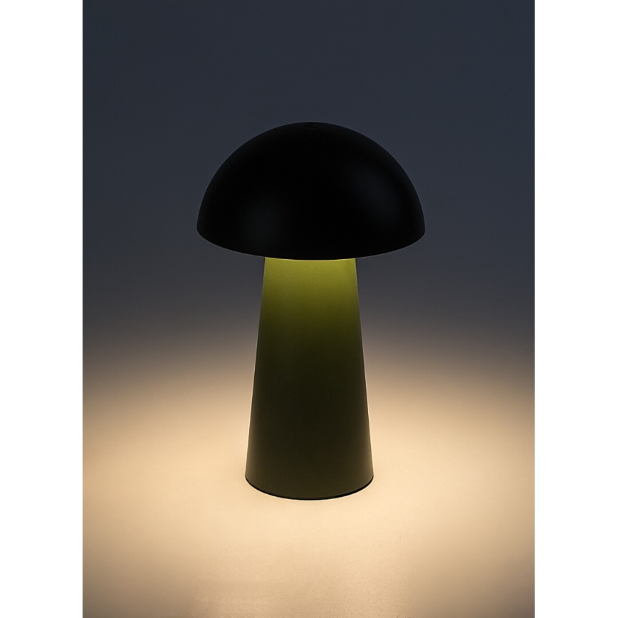 Rabalux - himmennettävä kosketusohjattu ladattava LED-ulkovalaisin LED/1,5W/5V IP44 1200 mAh USB vihreä