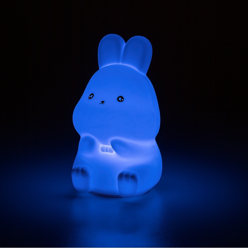 Rabalux - LED RGB kosketustoiminen yövalo LED/0,05W/1xCR2032 pupu
