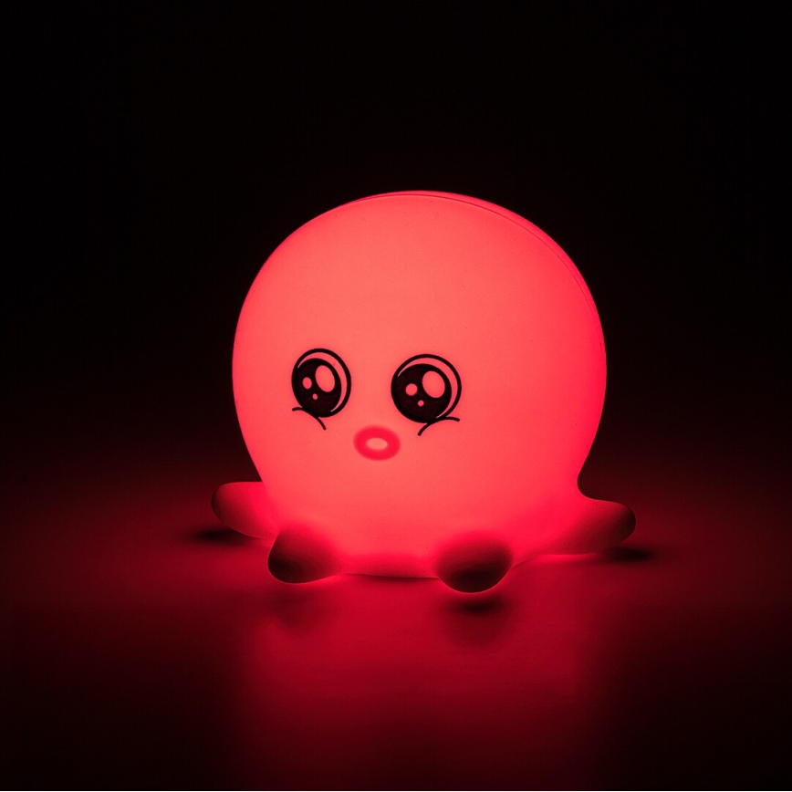Rabalux - LED RGB kosketusohjattu yövalo LED/0,05W/1xCR2032 mustekala