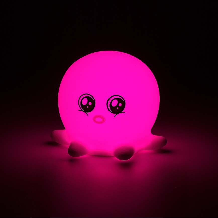 Rabalux - LED RGB kosketusohjattu yövalo LED/0,05W/1xCR2032 mustekala