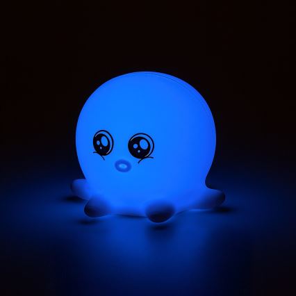 Rabalux - LED RGB kosketusohjattu yövalo LED/0,05W/1xCR2032 mustekala