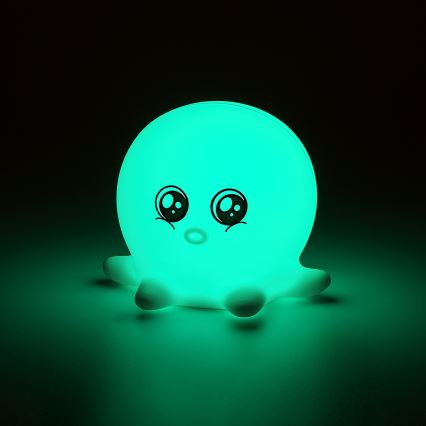 Rabalux - LED RGB kosketusohjattu yövalo LED/0,05W/1xCR2032 mustekala