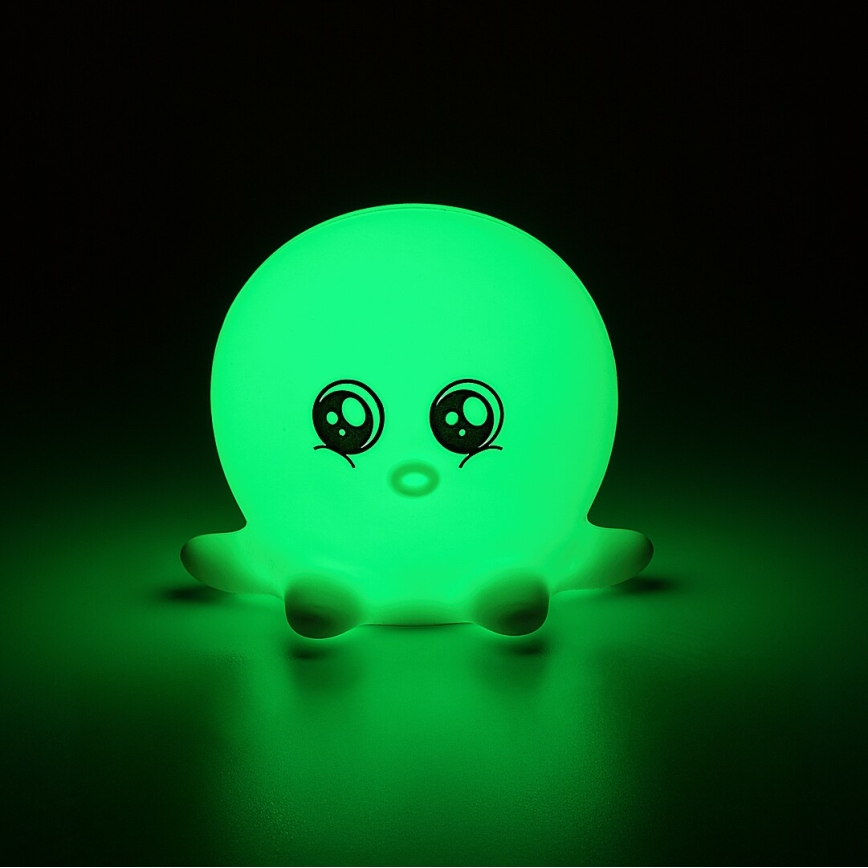 Rabalux - LED RGB kosketusohjattu yövalo LED/0,05W/1xCR2032 mustekala