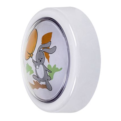 Rabalux - LED Lasten yöpöytävalaisin LED/0,3W/2xAA 6000K