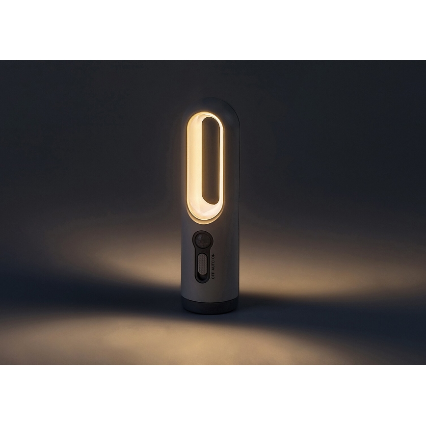 Rabalux - LED Kannettava ladattava lamppu anturilla LED/0,8W/3,7V 3000/7000K