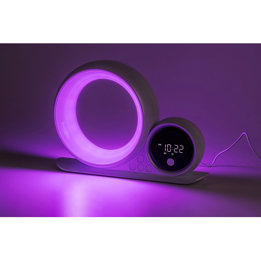 Rabalux - LED RGB Pöytävalaisin kaiuttimella LED/5W/230V